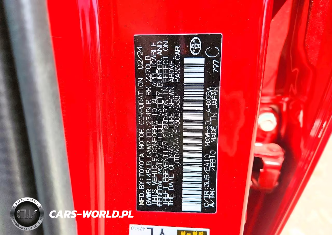 2024 Toyota Prius Xle VIN:JTDACAAU8R3027638 - 12