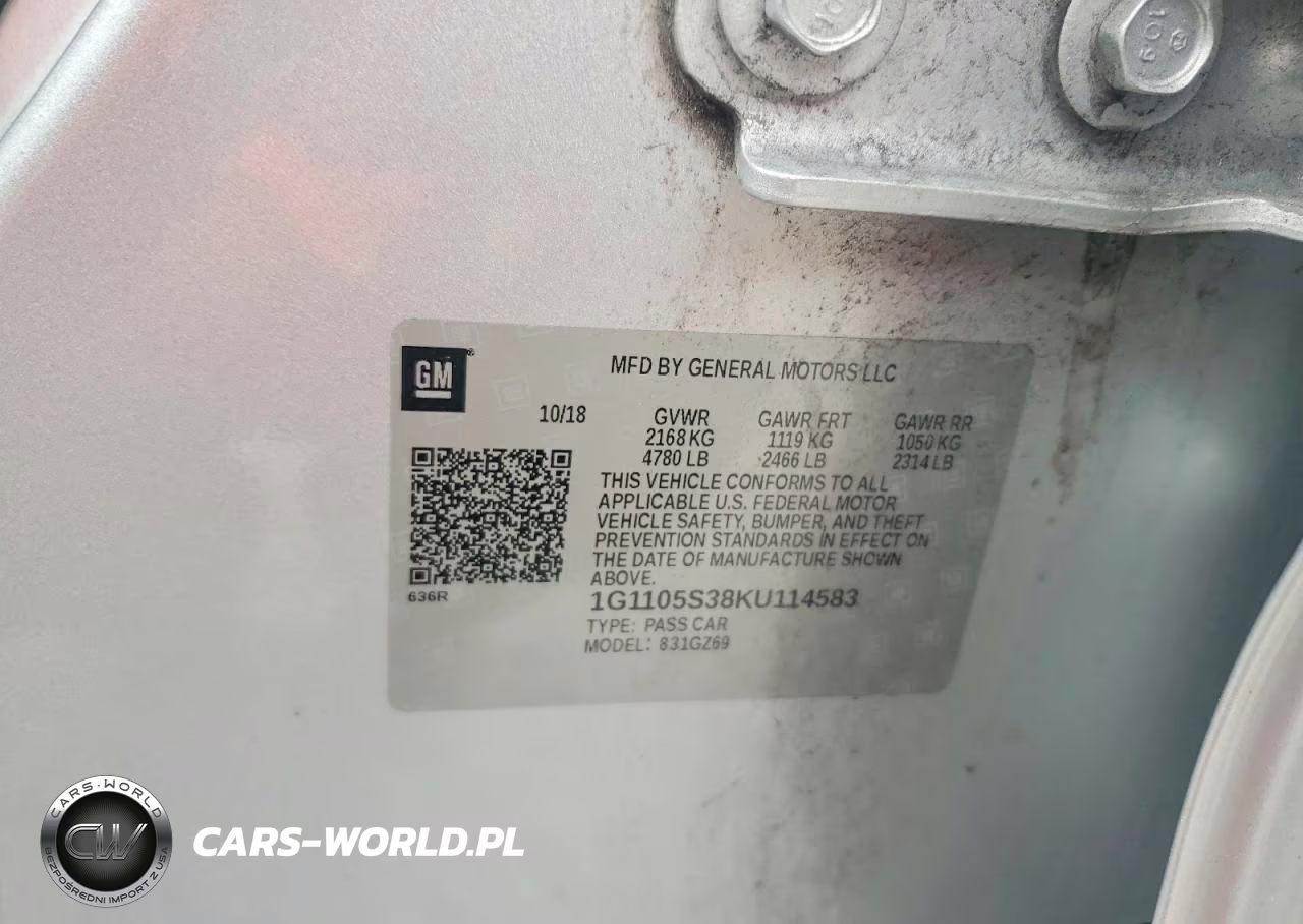 2019 Chevrolet Impala Premier VIN:1G1105S38KU114583 - 13