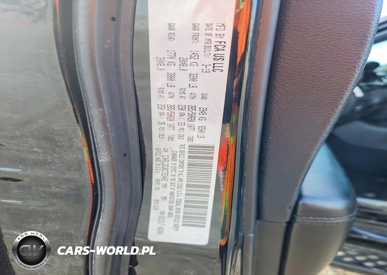 2019 Dodge Durango Gt VIN:1C4RDJDG3KC723402 - 13