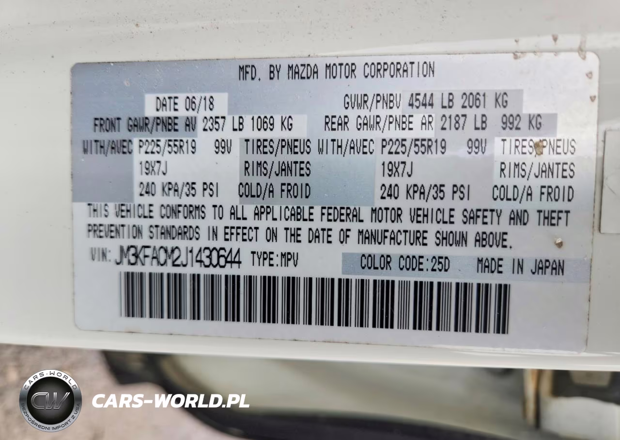 2018 Mazda Cx-5 Touring VIN:JM3KFACM2J1430644 - 13