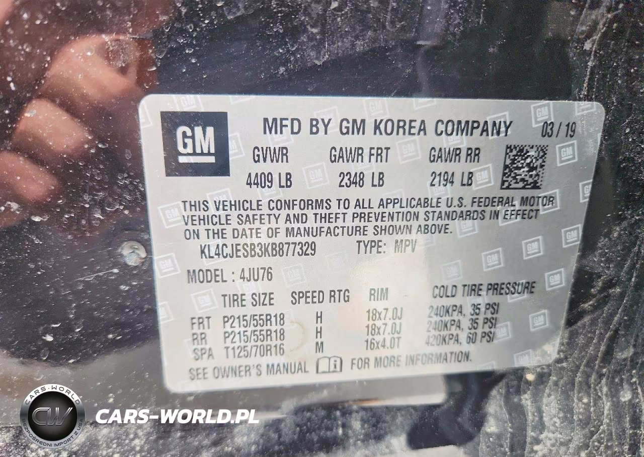 2019 Buick Encore Preferred VIN:KL4CJESB3KB877329 - 12