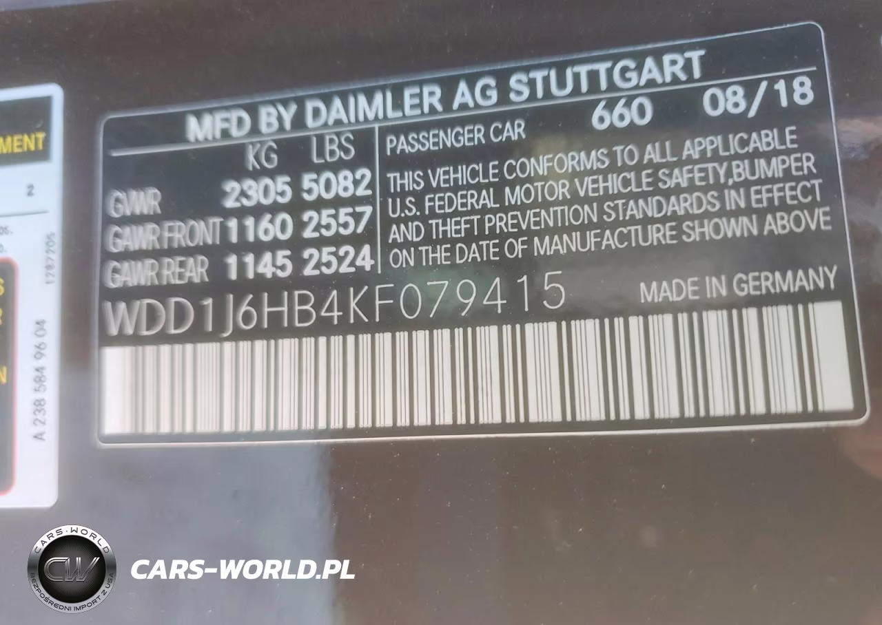 2019 Mercedes-Benz E 450 VIN:WDD1J6HB4KF079415 - 13