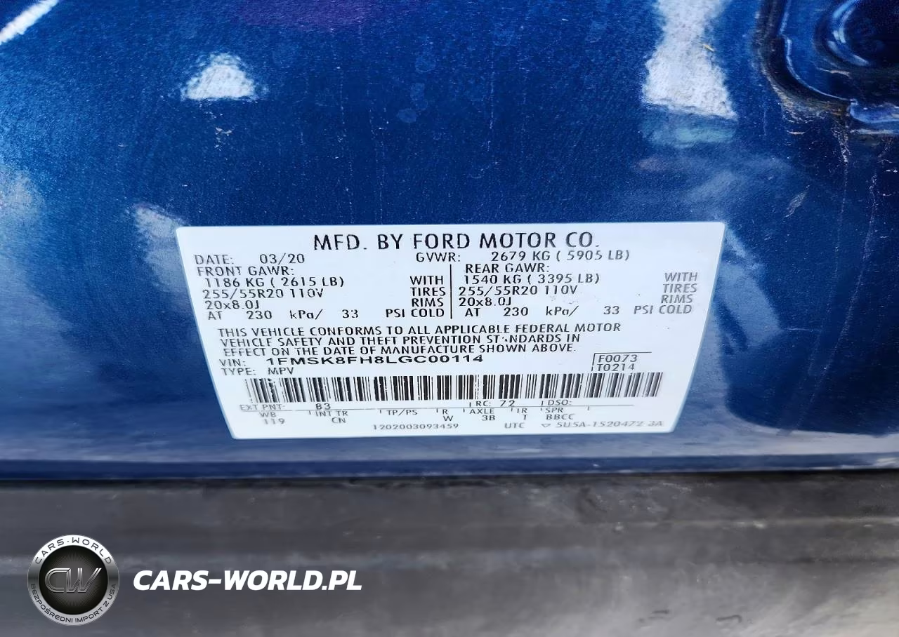 2020 Ford Explorer Limited VIN:1FMSK8FH8LGC00114 - 13