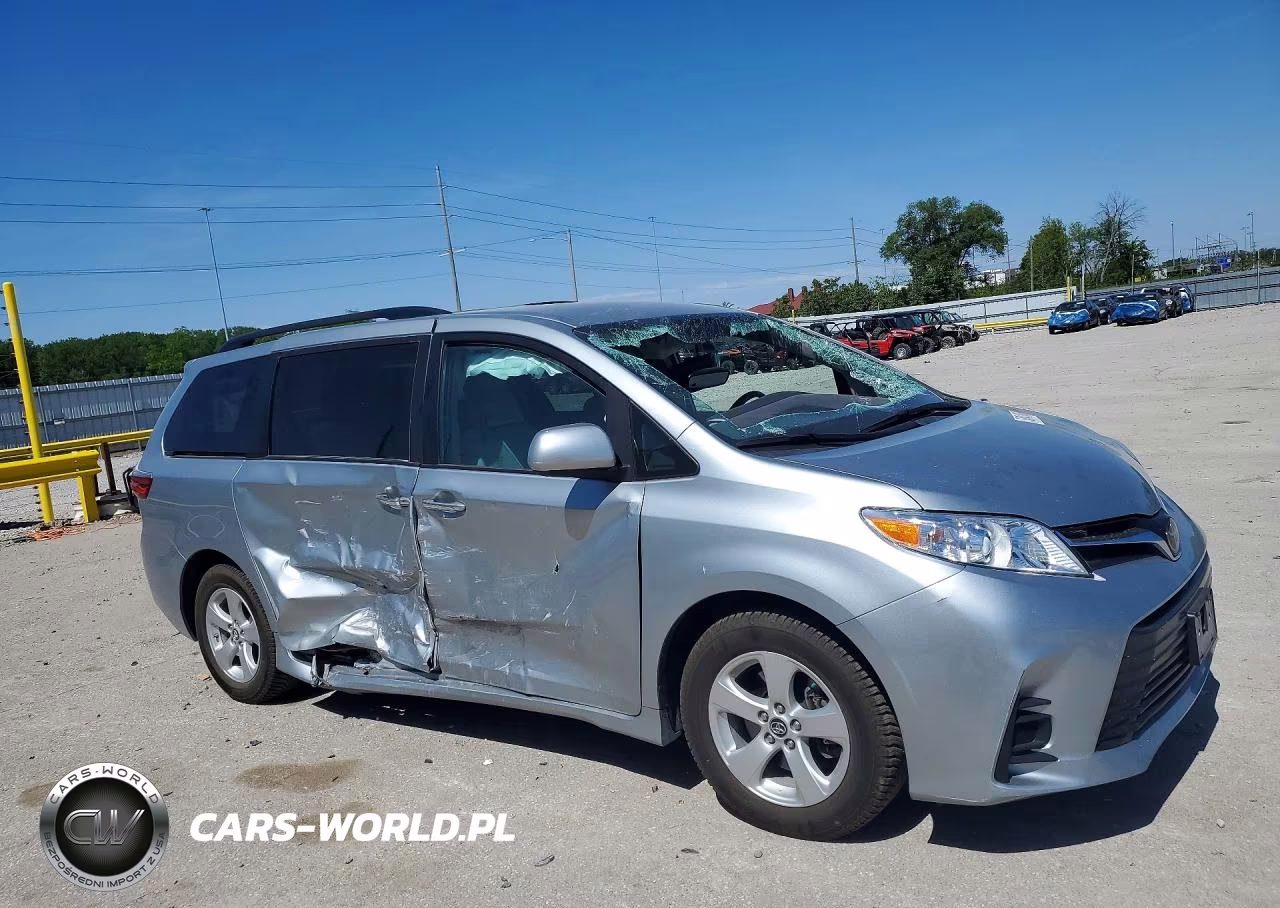 2020 Toyota Sienna Le VIN:5TDKZ3DC6LS032960 - 4