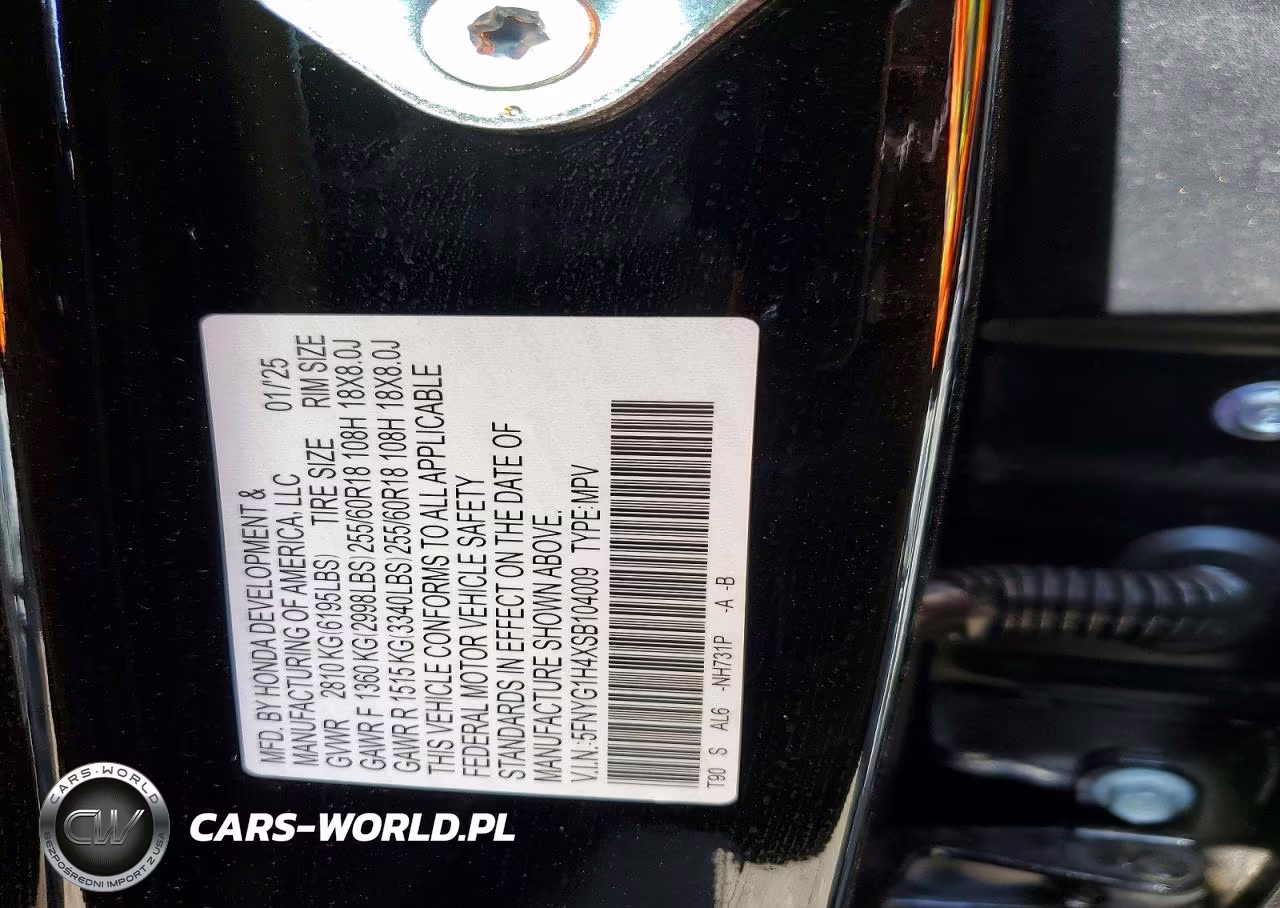 2025 Honda Pilot Exl VIN:5FNYG1H4XSB104009 - 12