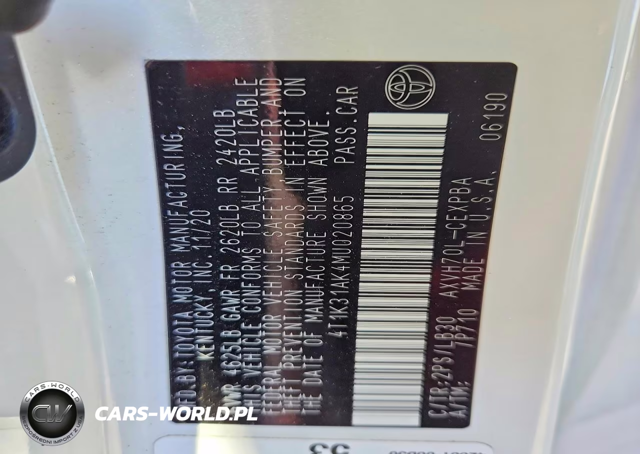 2021 Toyota Camry Xse VIN:4T1K31AK4MU020865 - 13