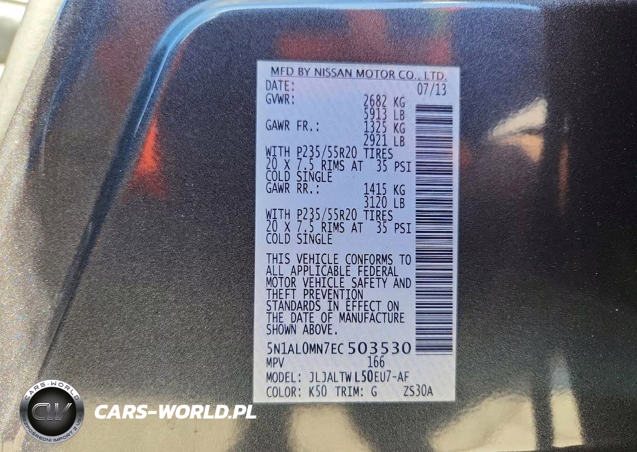 2014 Infiniti Qx60 Base VIN:5N1AL0MN7EC503530 - 14