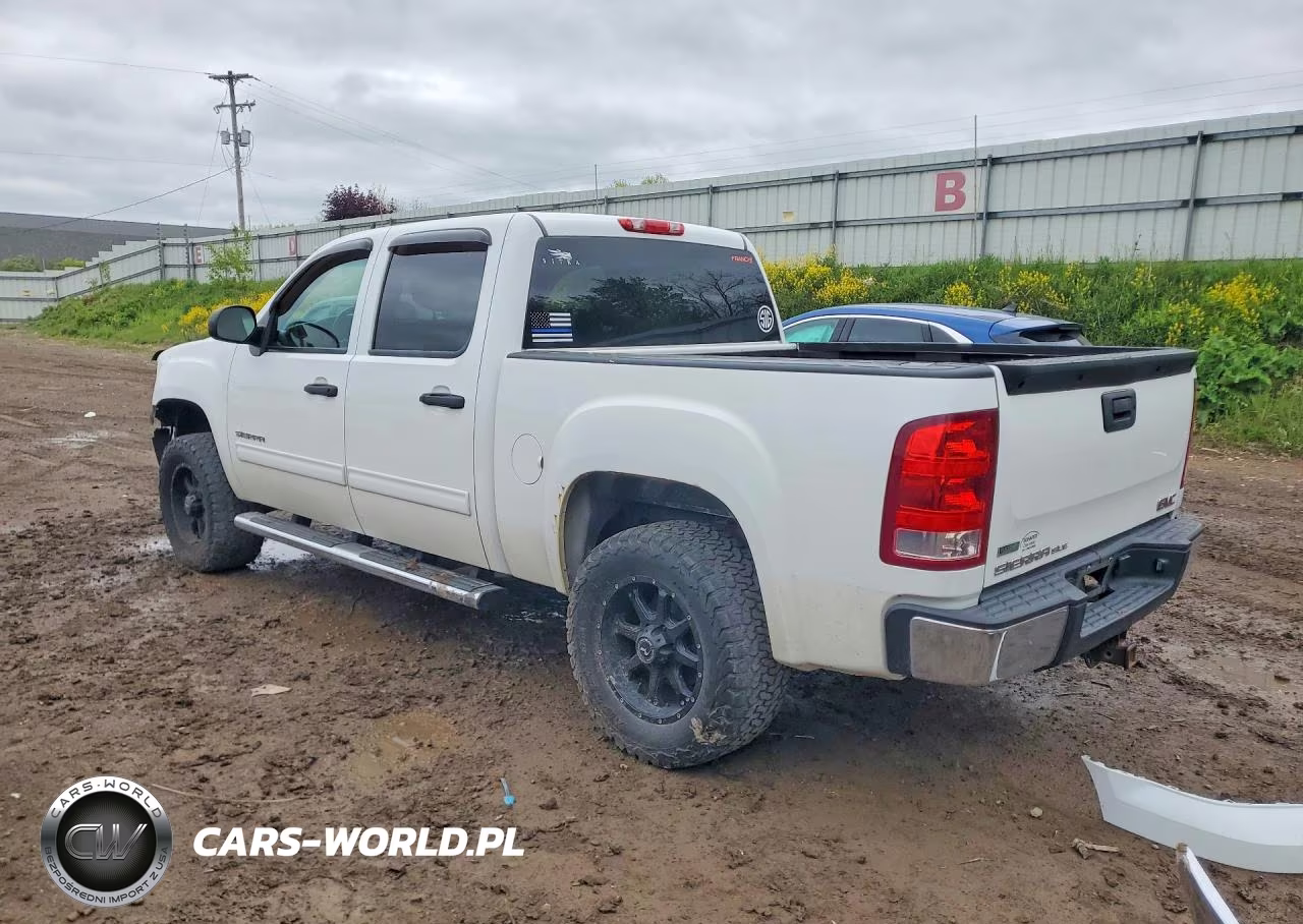 2012 GMC Sierra K1500 Sle VIN:3GTP2VE78CG111309 - 2