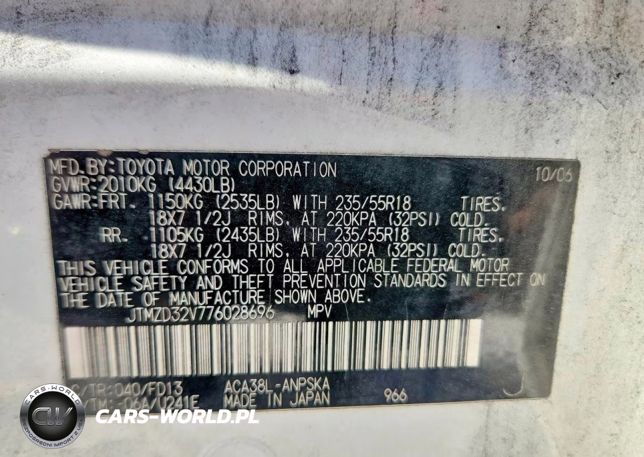 2007 Toyota Rav4 Sport VIN:JTMZD32V776028696 - 12
