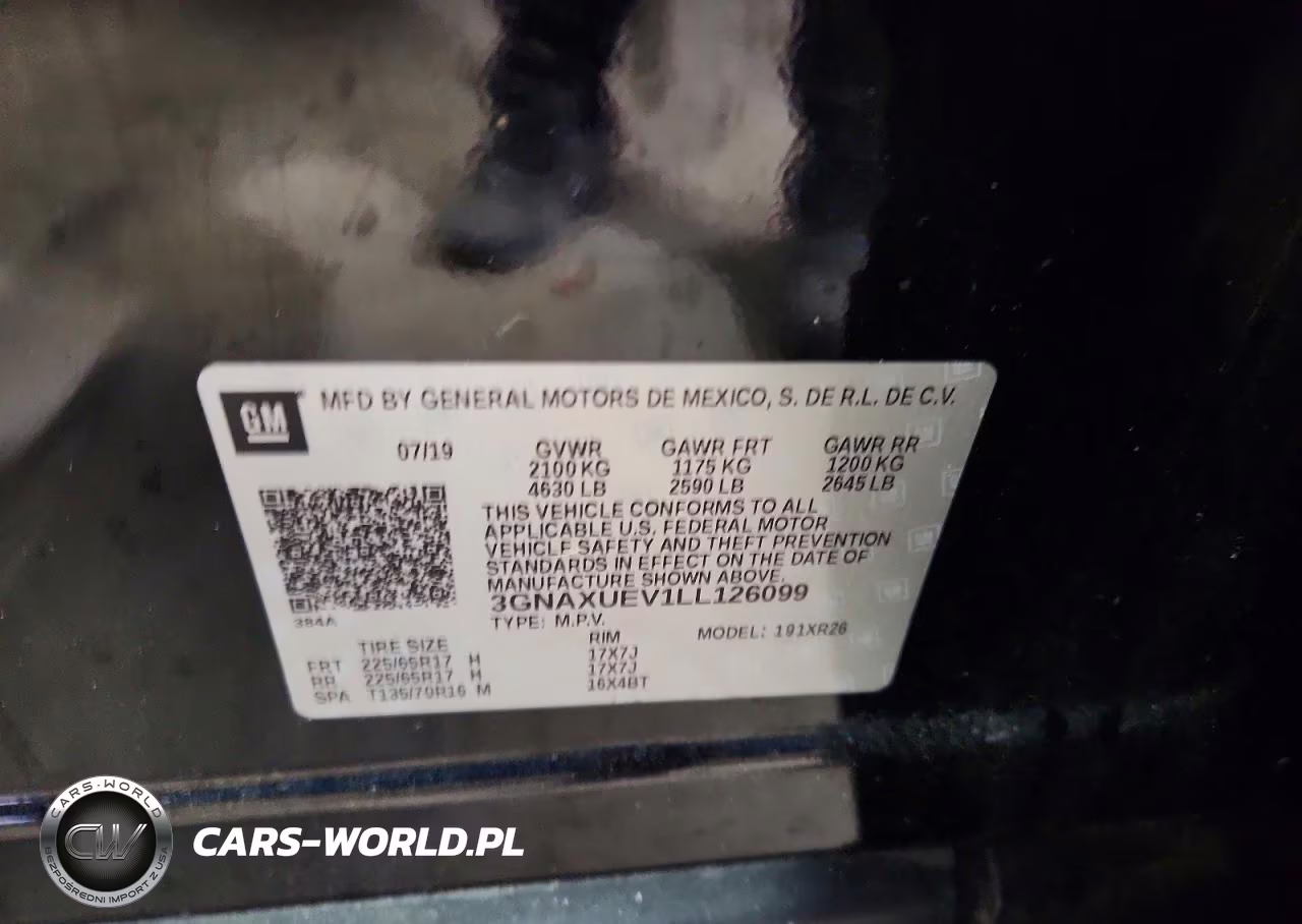 2020 Chevrolet Equinox Lt VIN:3GNAXUEV1LL126099 - 13