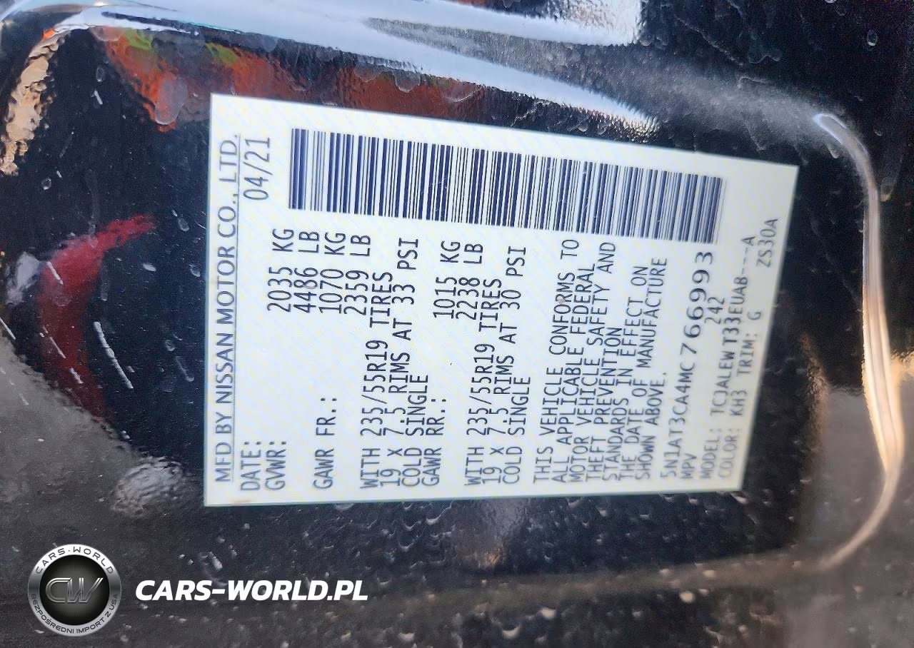 2021 Nissan Rogue Sl VIN:5N1AT3CA4MC766993 - 14