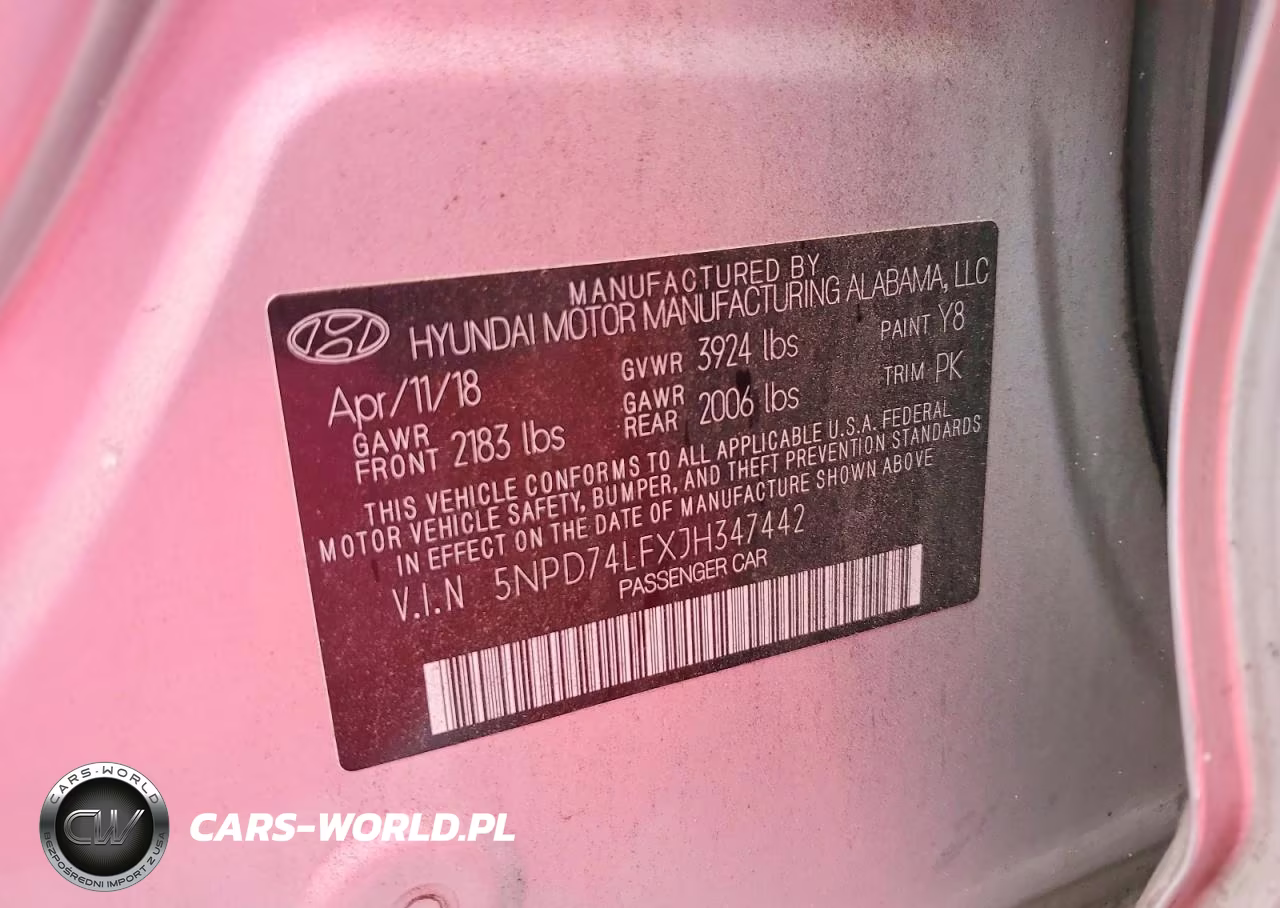 2018 Hyundai Elantra Se VIN:5NPD74LFXJH347442 - 12