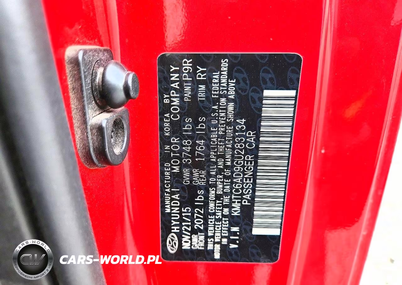 2016 Hyundai Veloster Base VIN:KMHTC6AD9GU283134 - 12