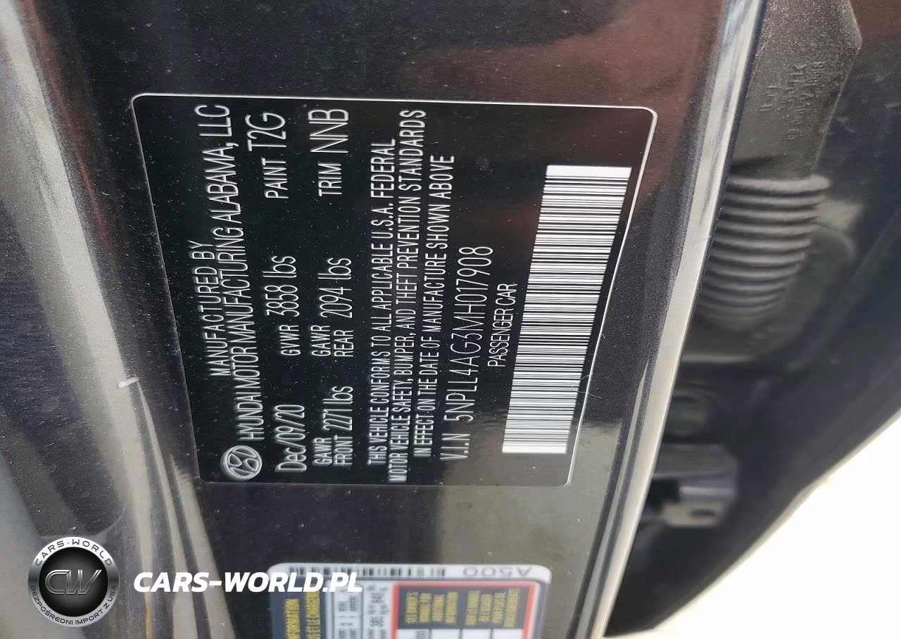 2021 Hyundai Elantra Se VIN:5NPLL4AG3MH017908 - 12