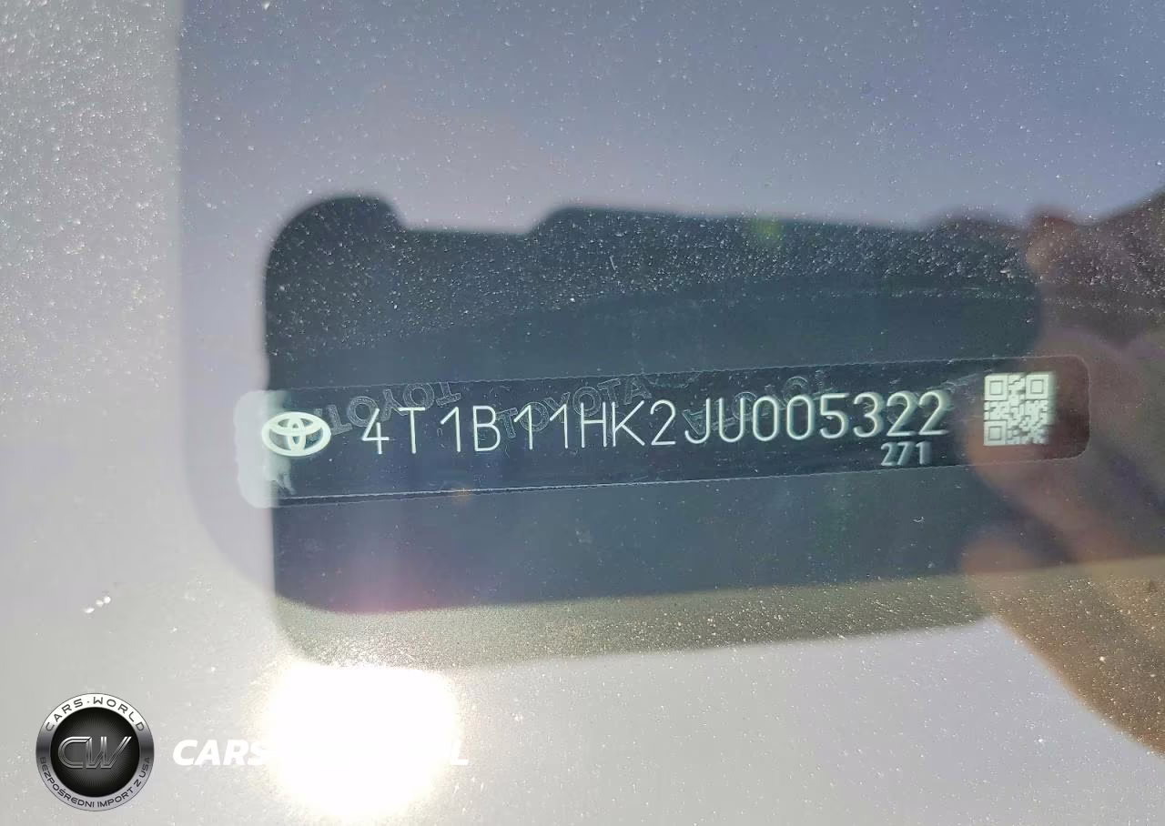 2018 Toyota Camry Xle VIN:4T1B11HK2JU005322 - 12