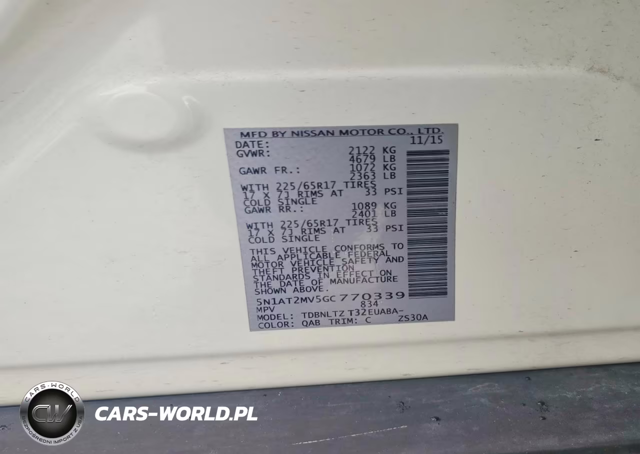 2016 Nissan Rogue Sv VIN:5N1AT2MV5GC770339 - 13