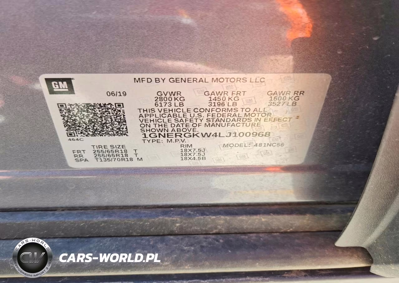 2020 Chevrolet Traverse VIN:1GNERGKW4LJ100968 - 13