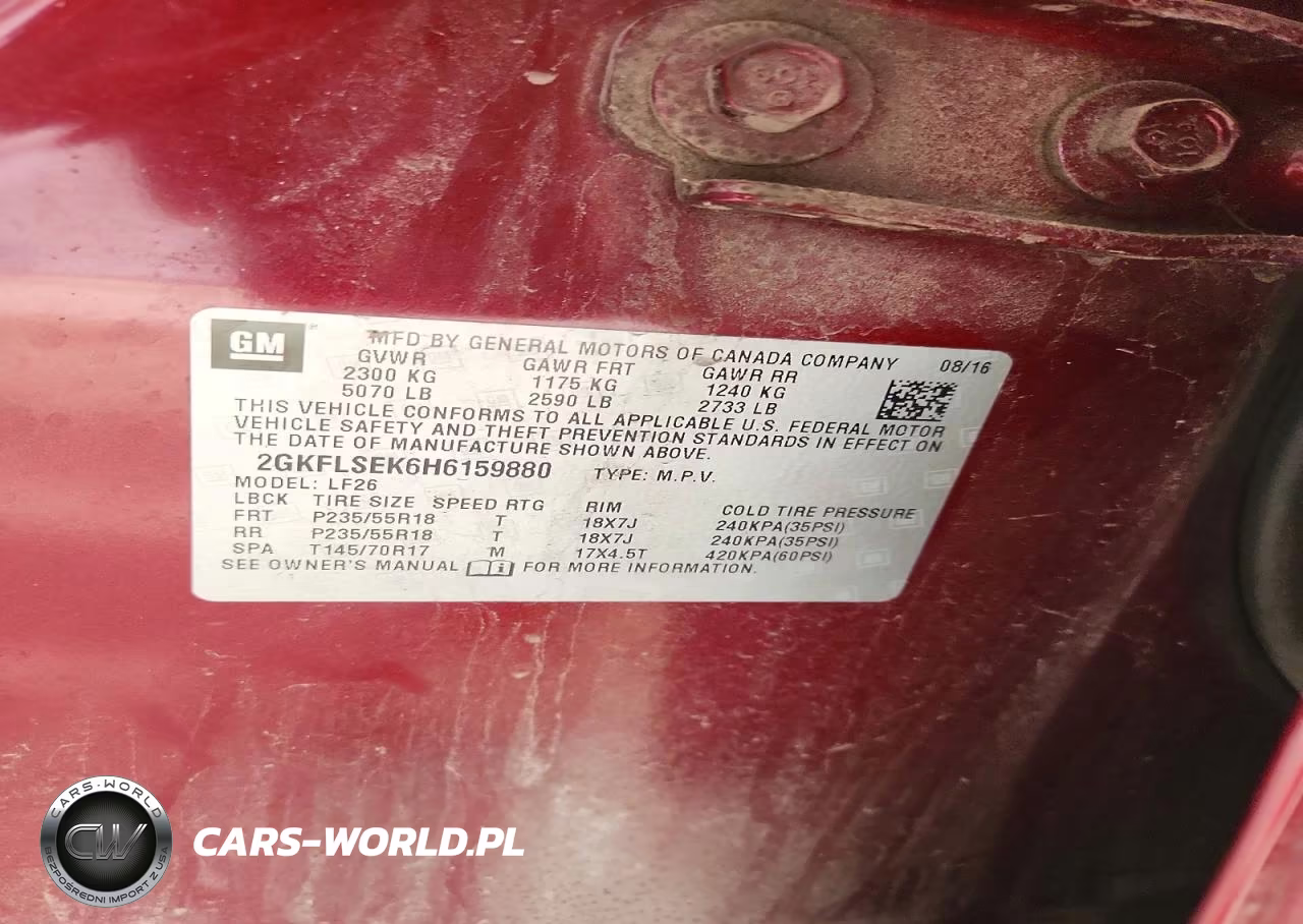 2017 GMC Terrain Sle VIN:2GKFLSEK6H6159880 - 13