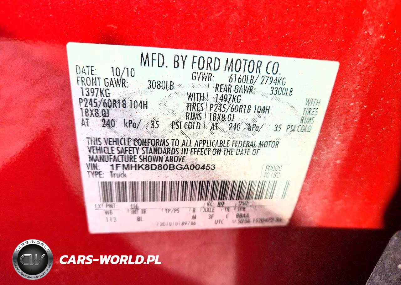 2011 Ford Explorer Xlt VIN:1FMHK8D80BGA00453 - 13