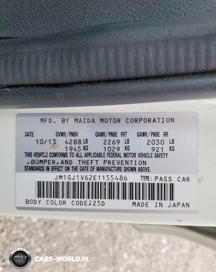 2014 Mazda 6 Touring VIN:JM1GJ1V62E1155486 - 12