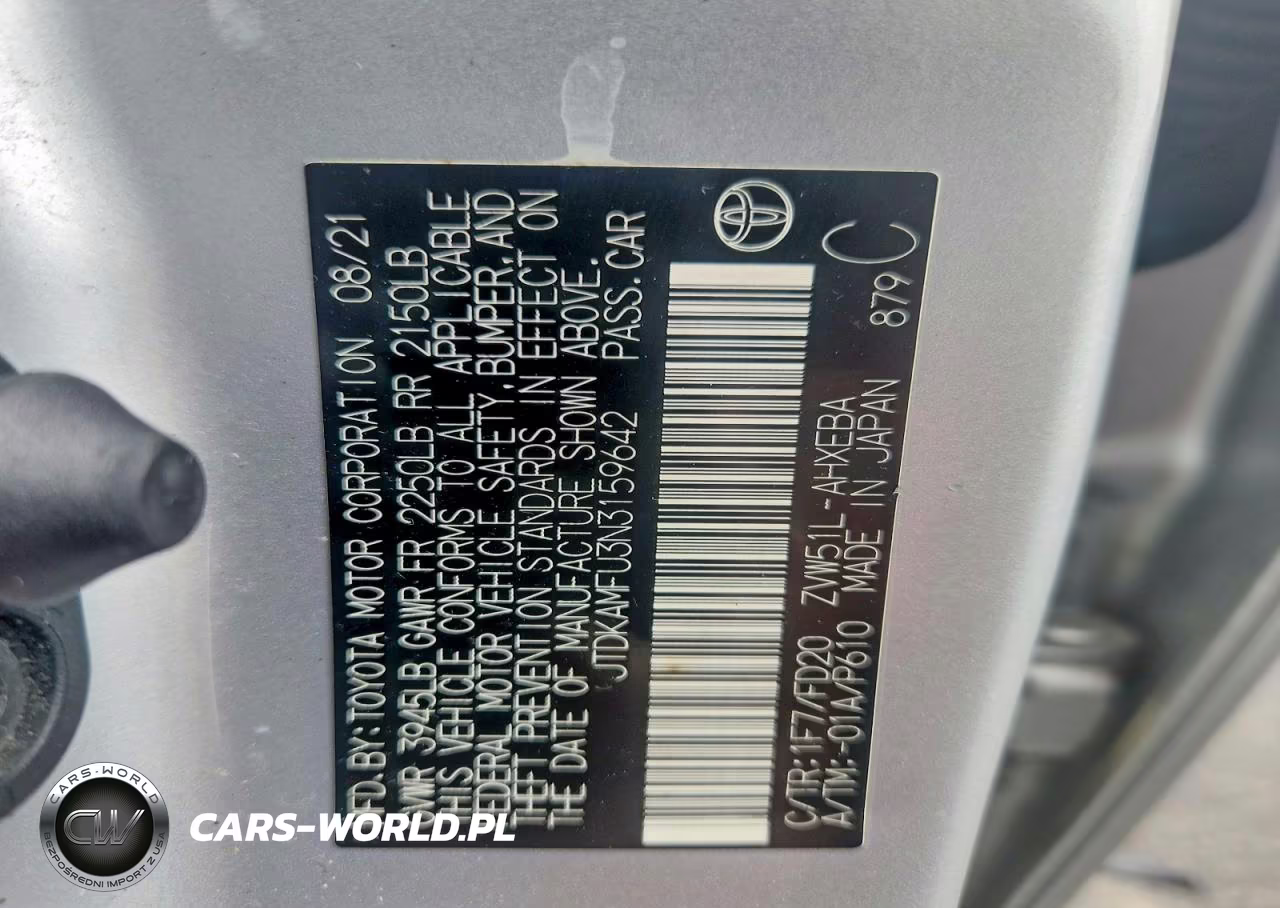 2022 Toyota Prius Le VIN:JTDKAMFU3N3159642 - 12