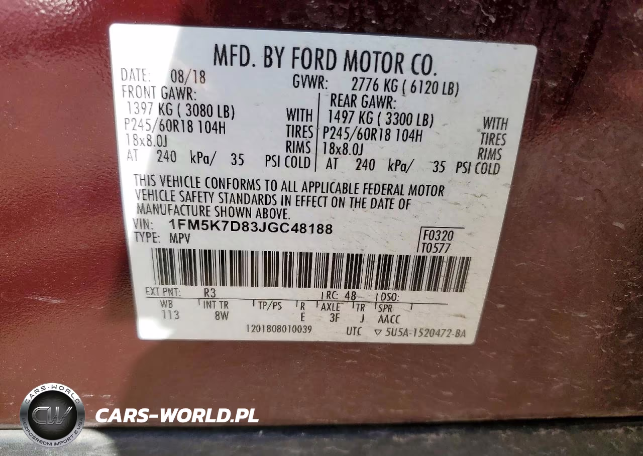 2018 Ford Explorer Xlt VIN:1FM5K7D83JGC48188 - 13