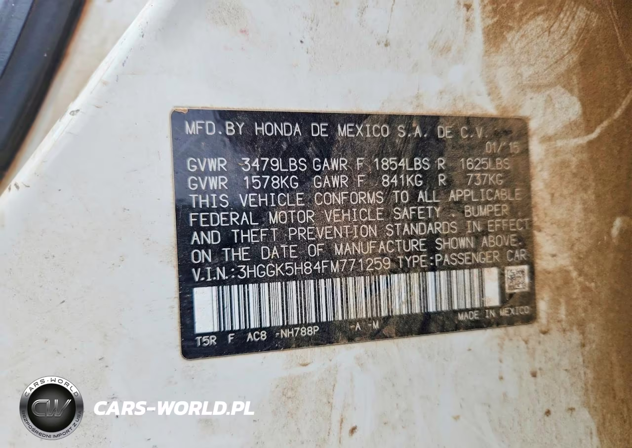 2015 Honda Fit Ex VIN:3HGGK5H84FM771259 - 13