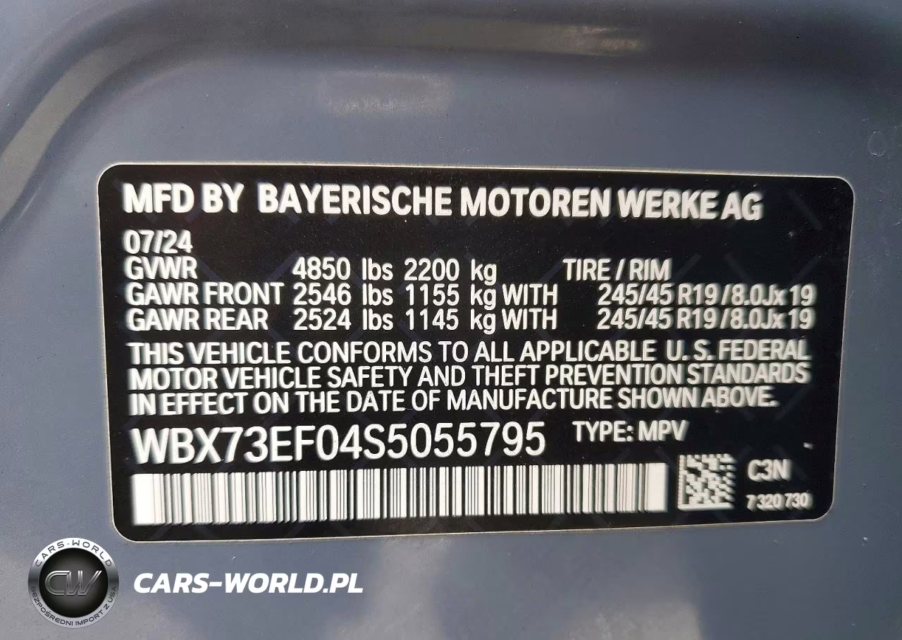 2025 BMW X1 xDrive28I VIN:WBX73EF04S5055795 - 14