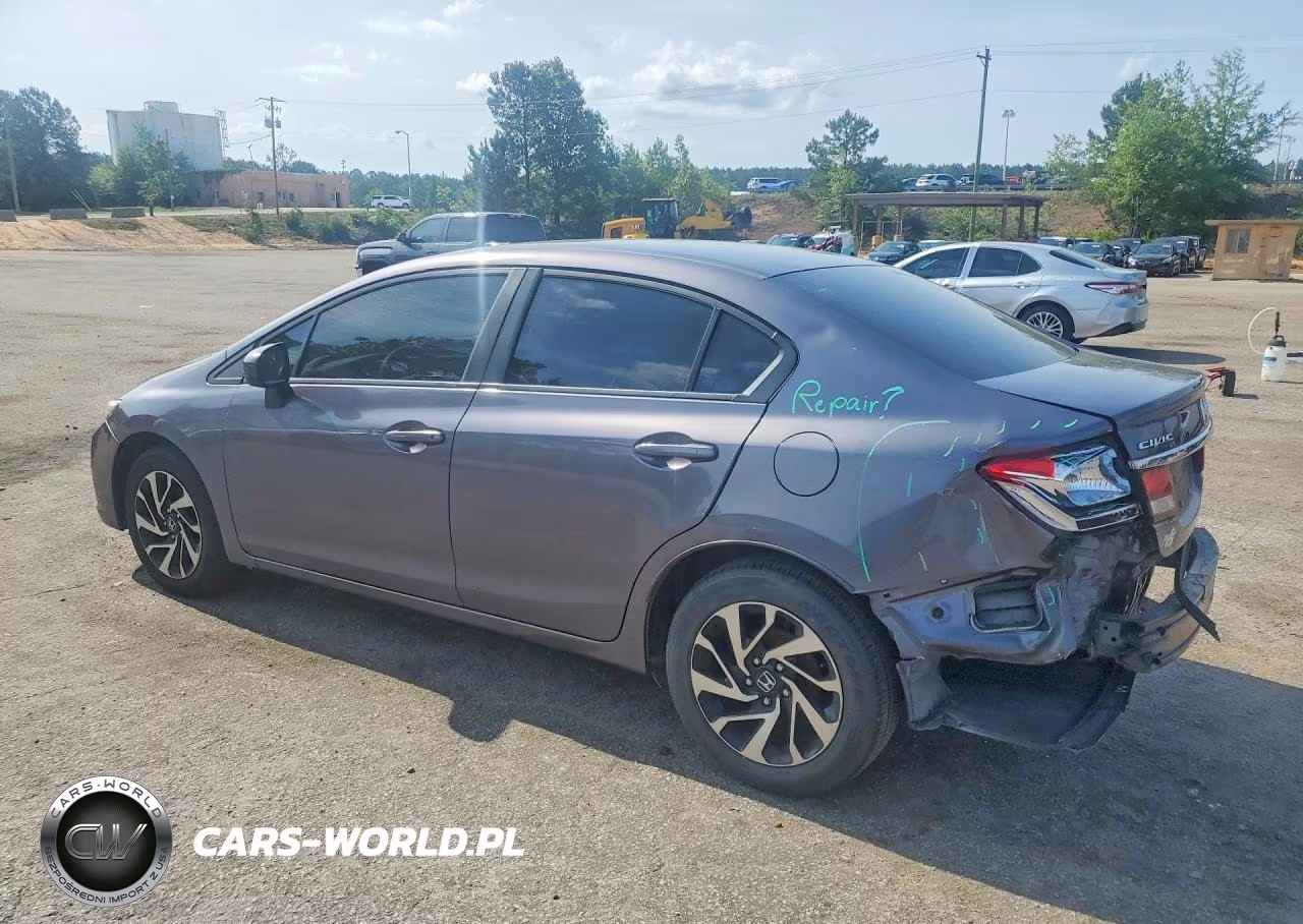 2015 Honda Civic Lx VIN:19XFB2F59FE092213 - 2
