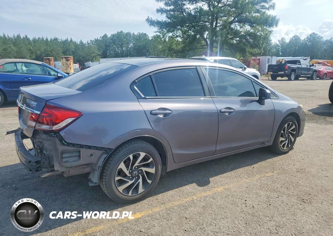 2015 Honda Civic Lx VIN:19XFB2F59FE092213 - 3