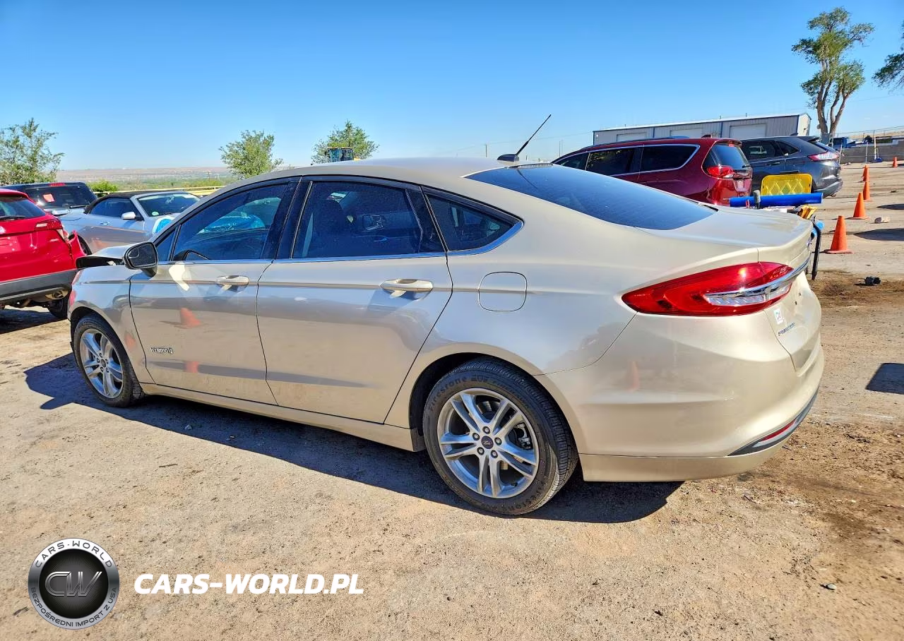 2018 Ford Fusion S Hybrid VIN:3FA6P0UU3JR100989 - 2