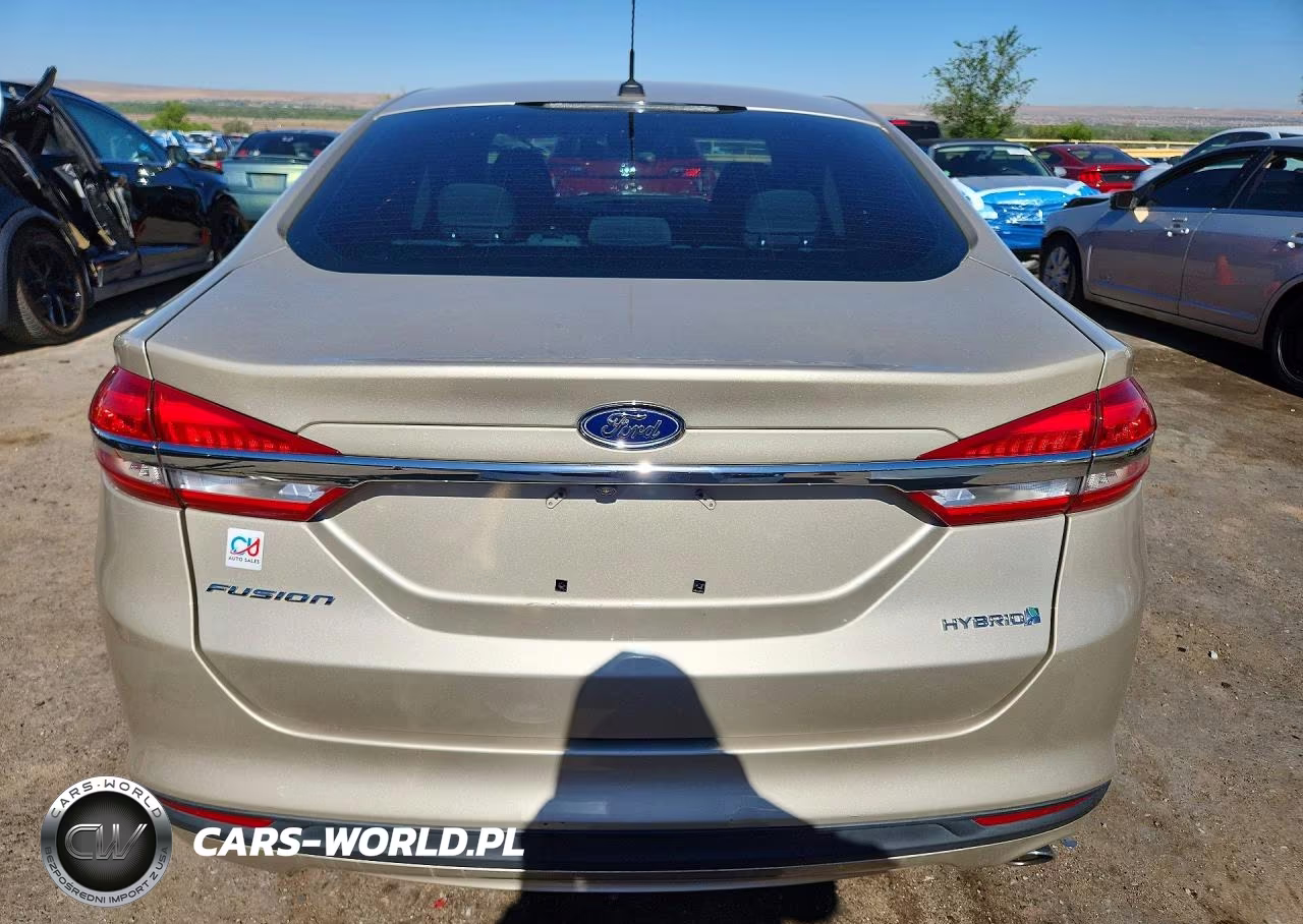 2018 Ford Fusion S Hybrid VIN:3FA6P0UU3JR100989 - 6