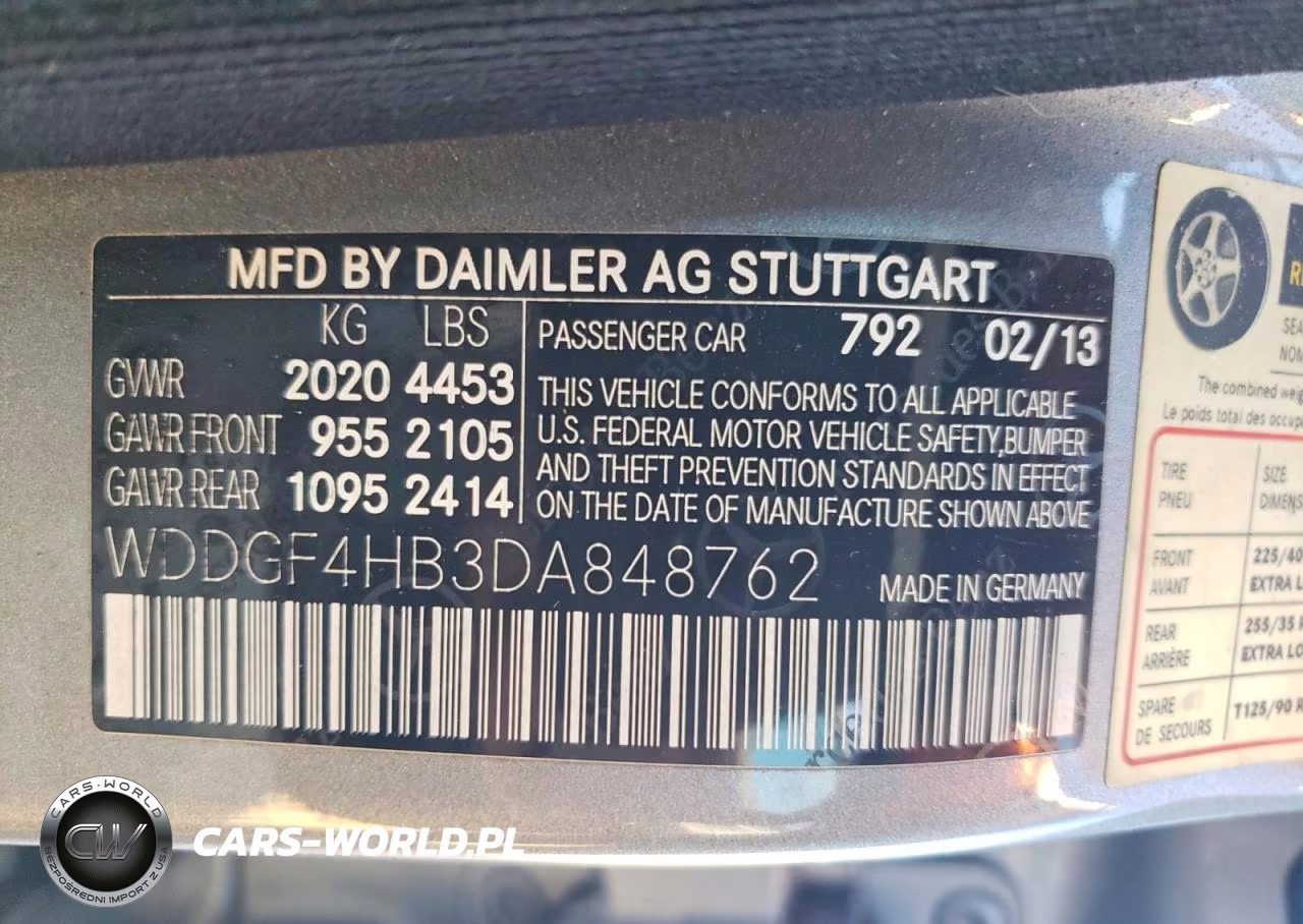 2013 Mercedes-Benz C 250 VIN:WDDGF4HB3DA848762 - 13