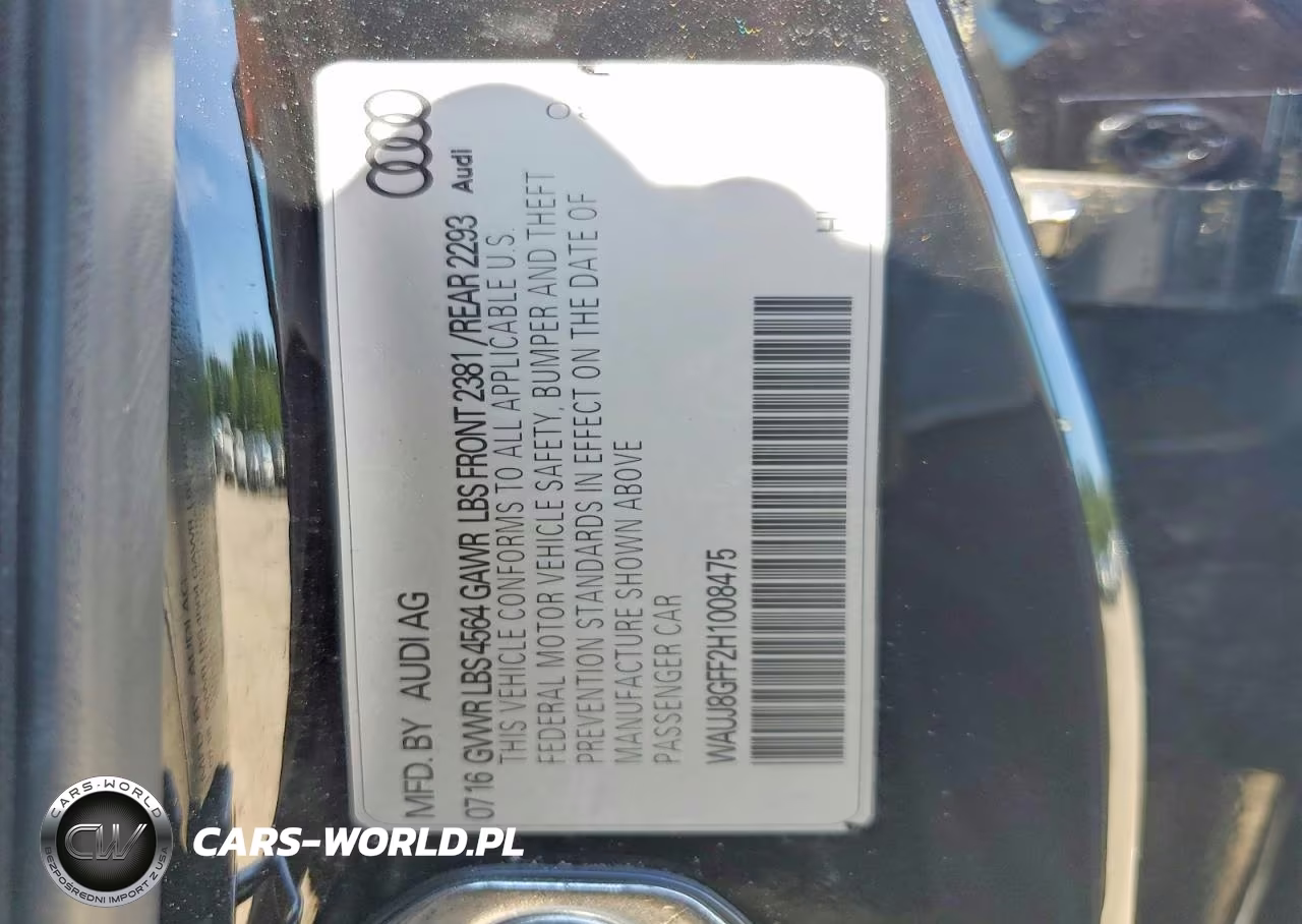 2017 Audi A3 Premium Plus VIN:WAUJ8GFF2H1008475 - 13