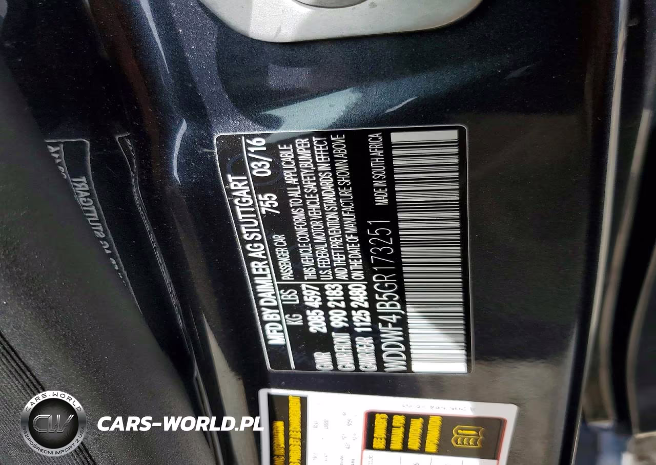 2016 Mercedes-Benz C 300 VIN:WDDWF4JB5GR173251 - 12