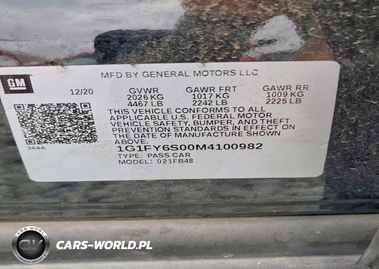 2021 Chevrolet Bolt Ev Lt VIN:1G1FY6S00M4100982 - 12
