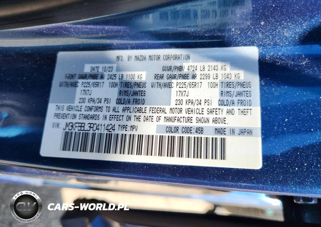 2024 Mazda Cx-5 Select VIN:JM3KFBBL3R0411424 - 14
