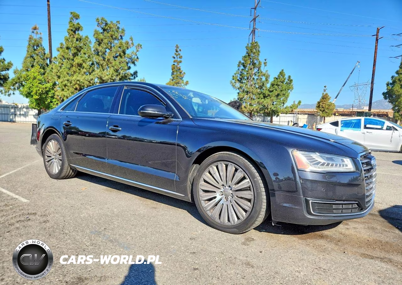 2015 Audi A8 L Quattro VIN:WAU3GAFD6FN010582 - 4