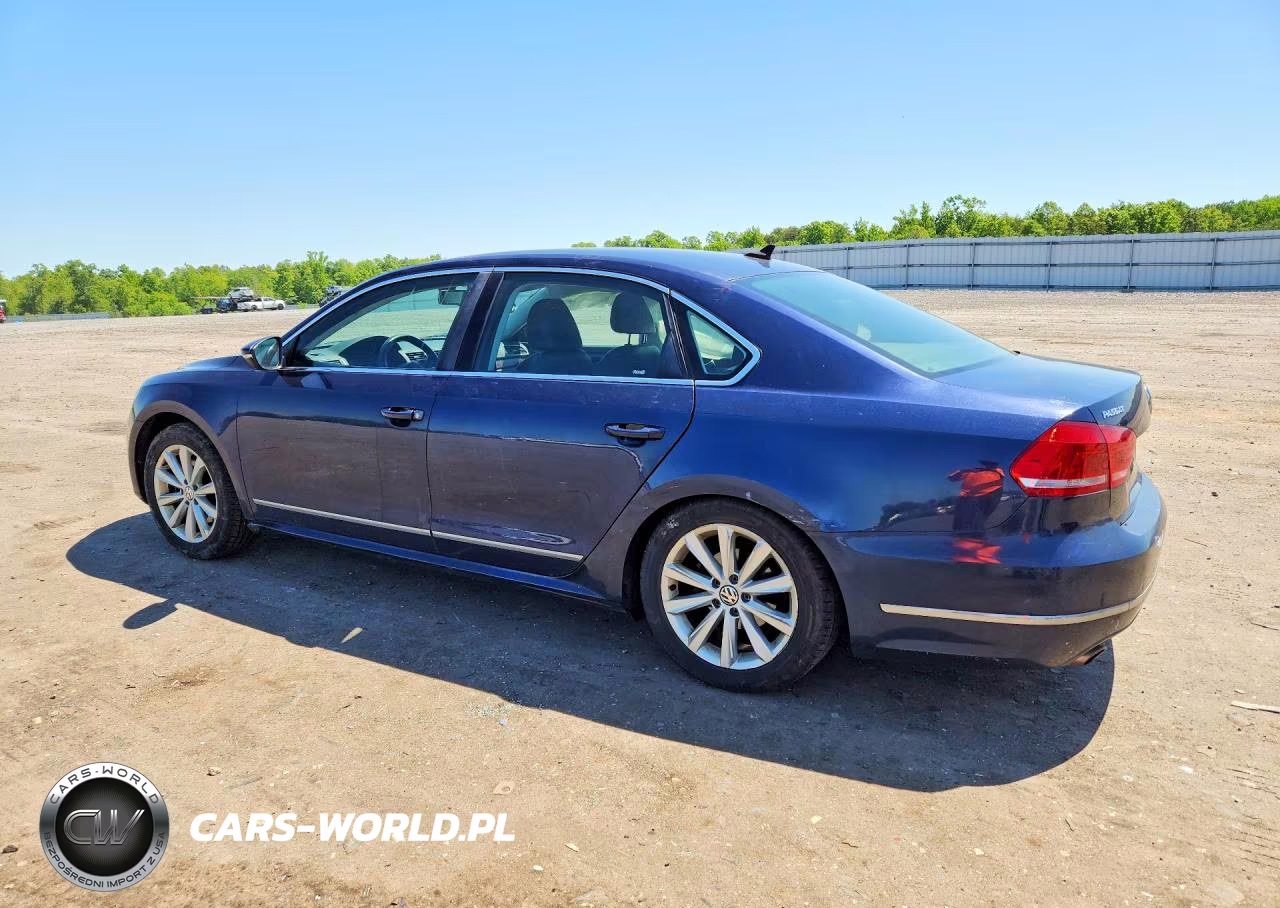 2012 Volkswagen Passat VIN:1VWCP7A38CC035718 - 2