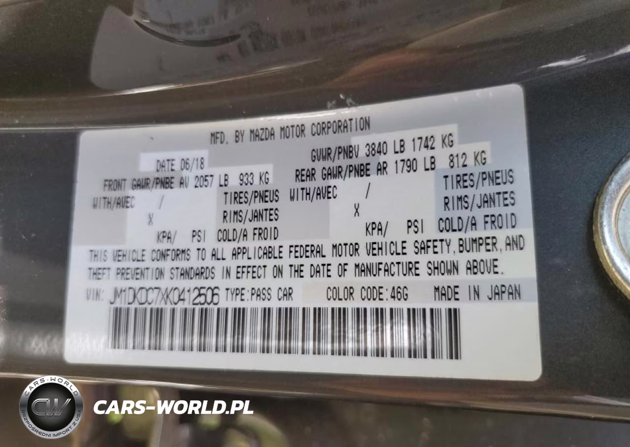 2019 Mazda Cx-3 Touring VIN:JM1DKDC7XK0412506 - 13