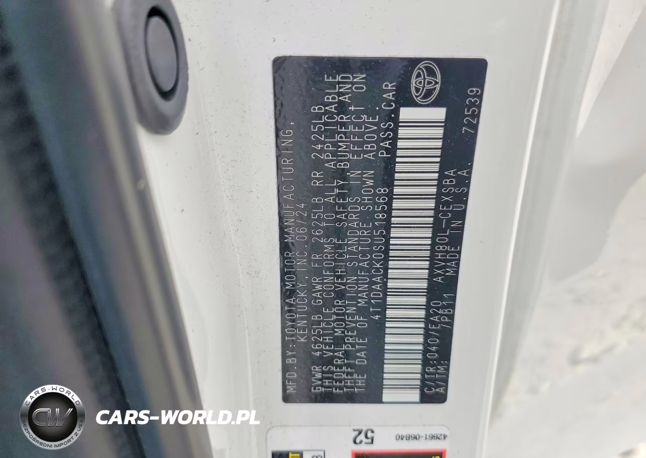 2025 Toyota Camry Se VIN:4T1DAACK0SU518568 - 13