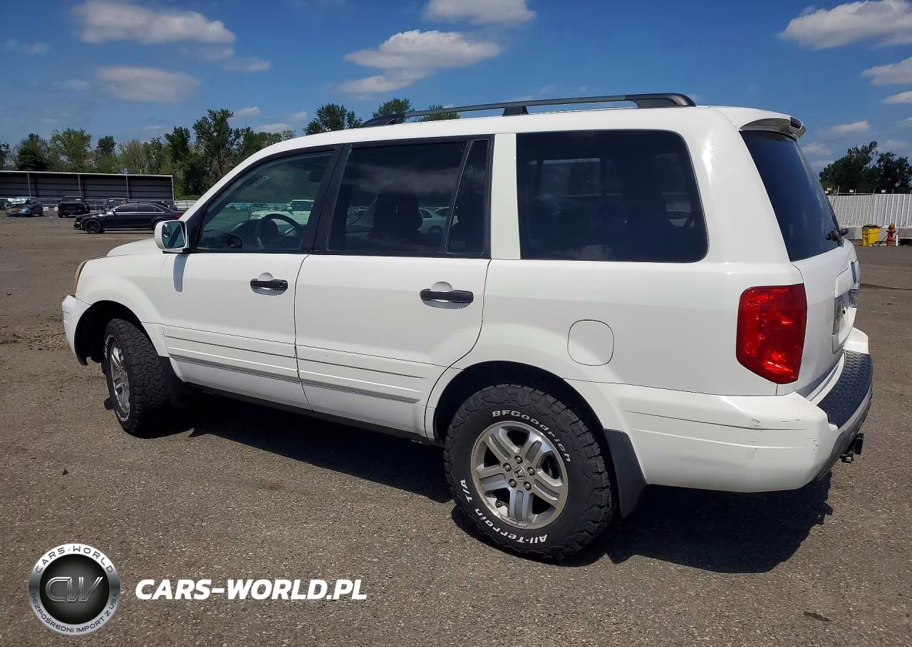 2005 Honda Pilot Exl VIN:2HKYF18765H563587 - 2