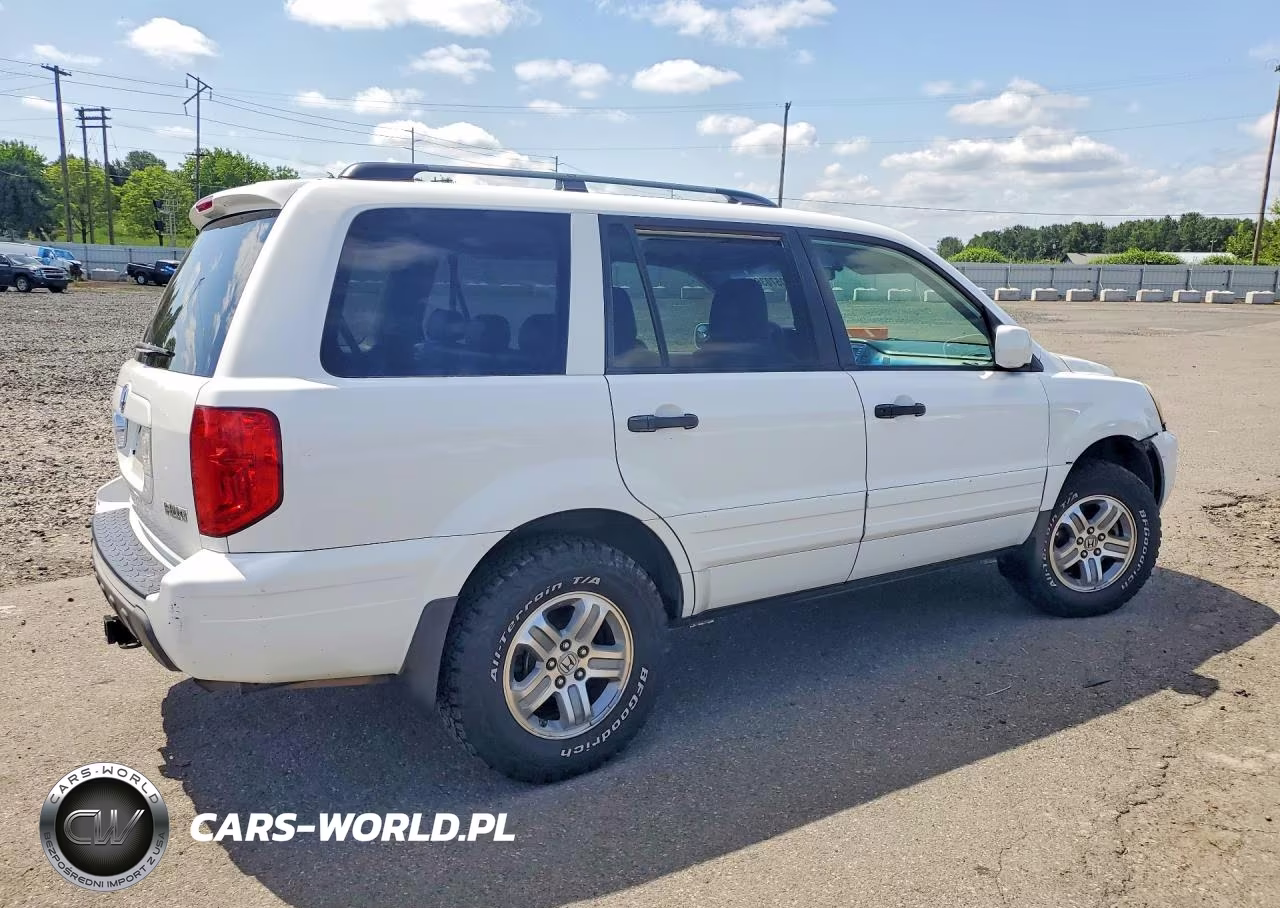 2005 Honda Pilot Exl VIN:2HKYF18765H563587 - 3