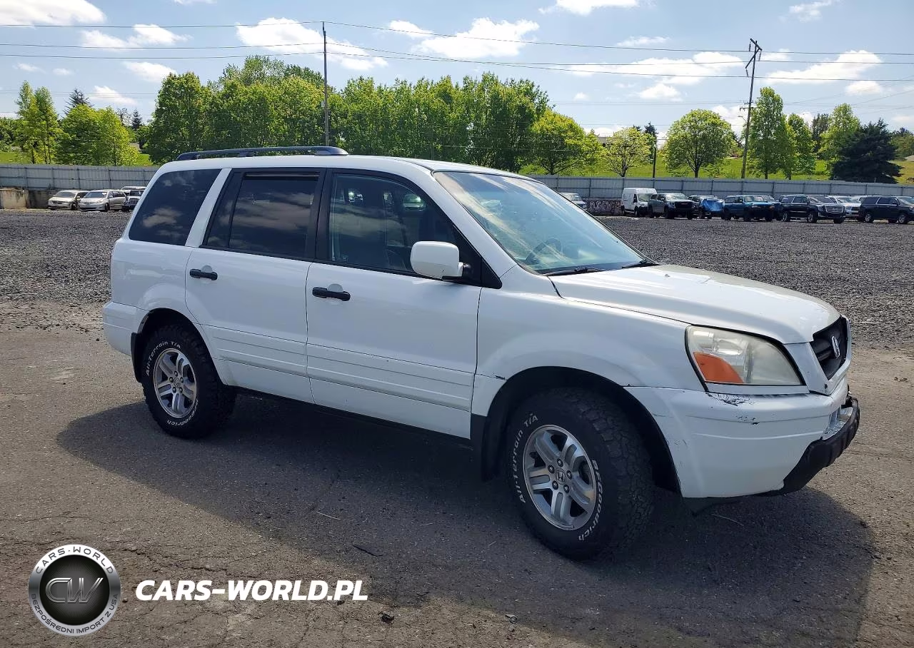 2005 Honda Pilot Exl VIN:2HKYF18765H563587 - 4