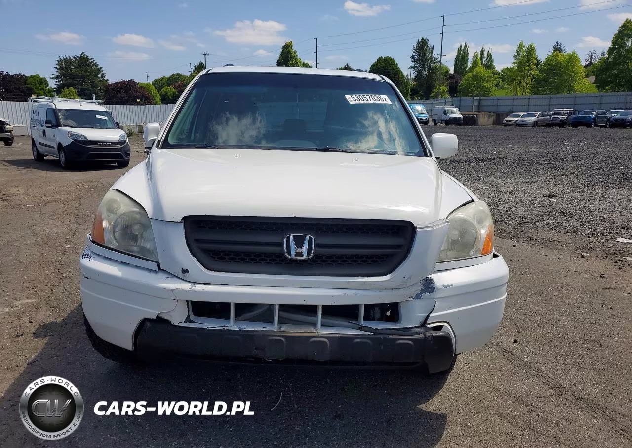 2005 Honda Pilot Exl VIN:2HKYF18765H563587 - 5
