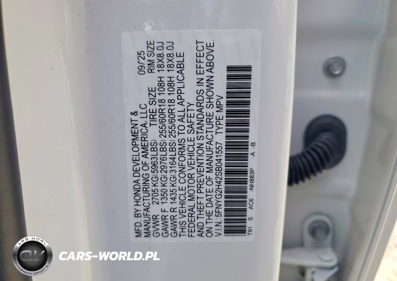 2025 Honda Pilot Exl VIN:5FNYG2H42SB041557 - 13