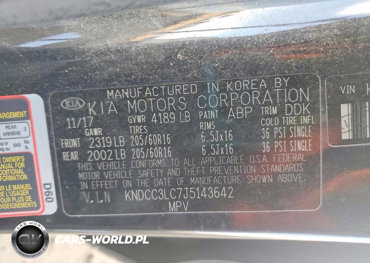 2018 Kia Niro Ex VIN:KNDCC3LC7J5143642 - 12