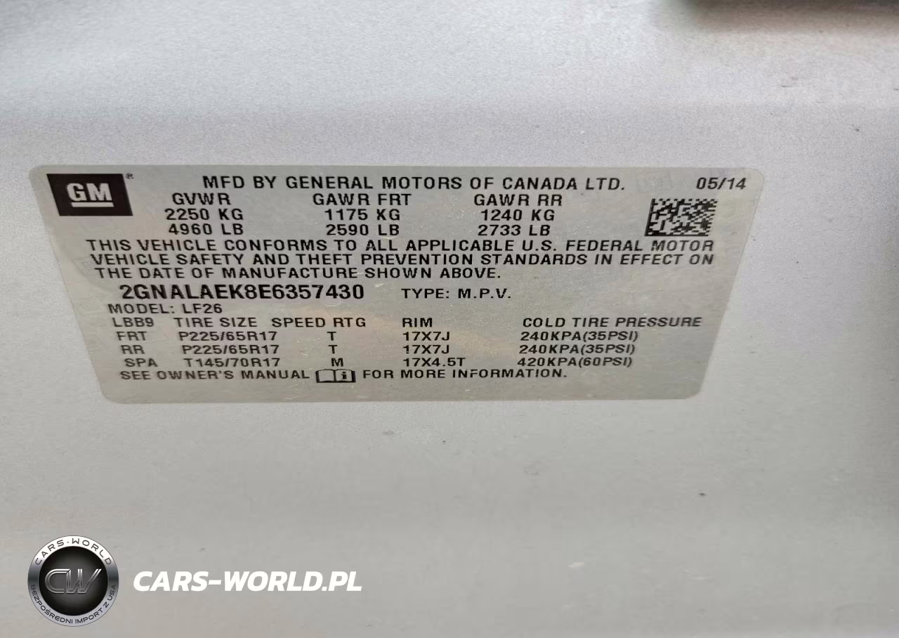 2014 Chevrolet Equinox Ls VIN:2GNALAEK8E6357430 - 13