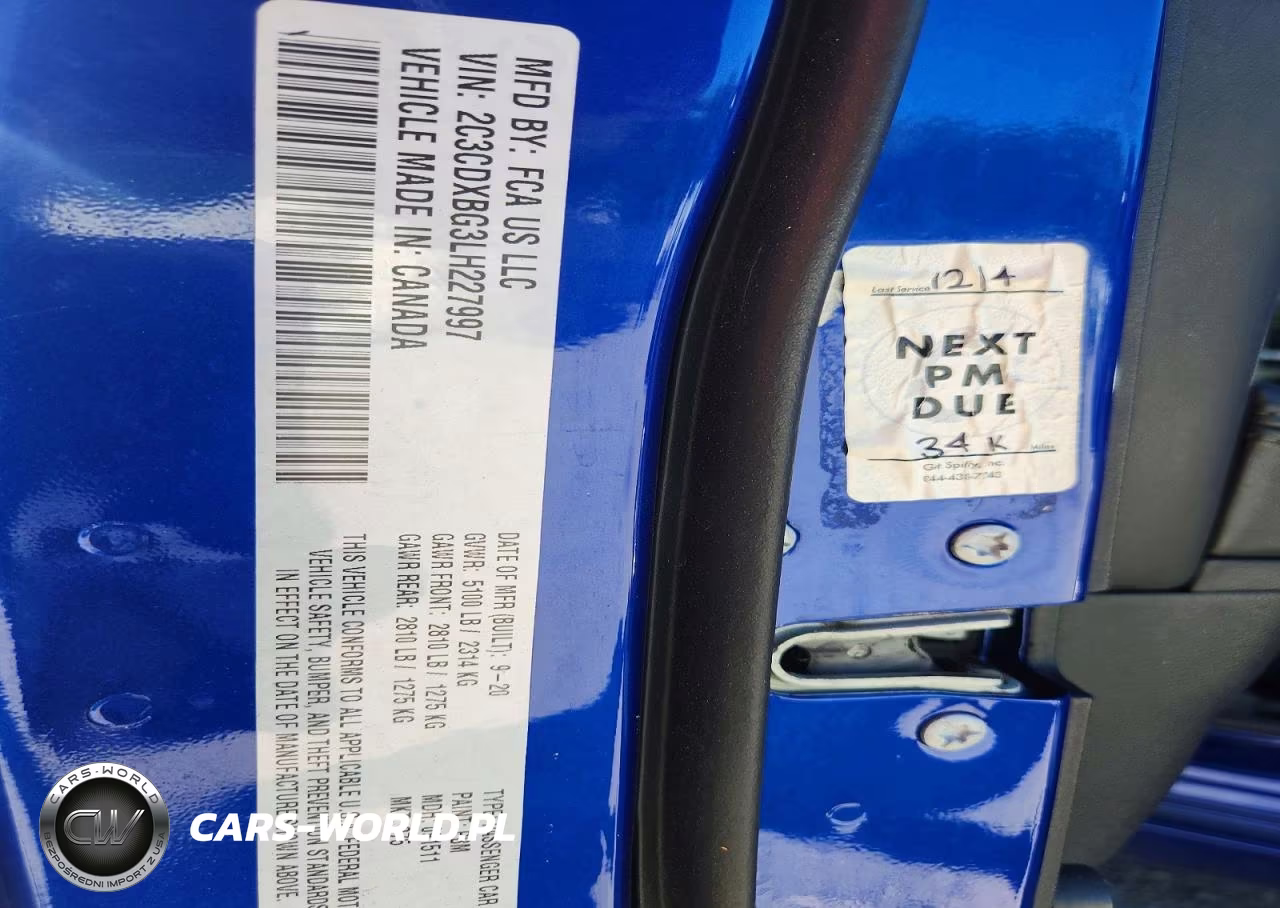 2020 Dodge Charger Sxt VIN:2C3CDXBG3LH227997 - 12
