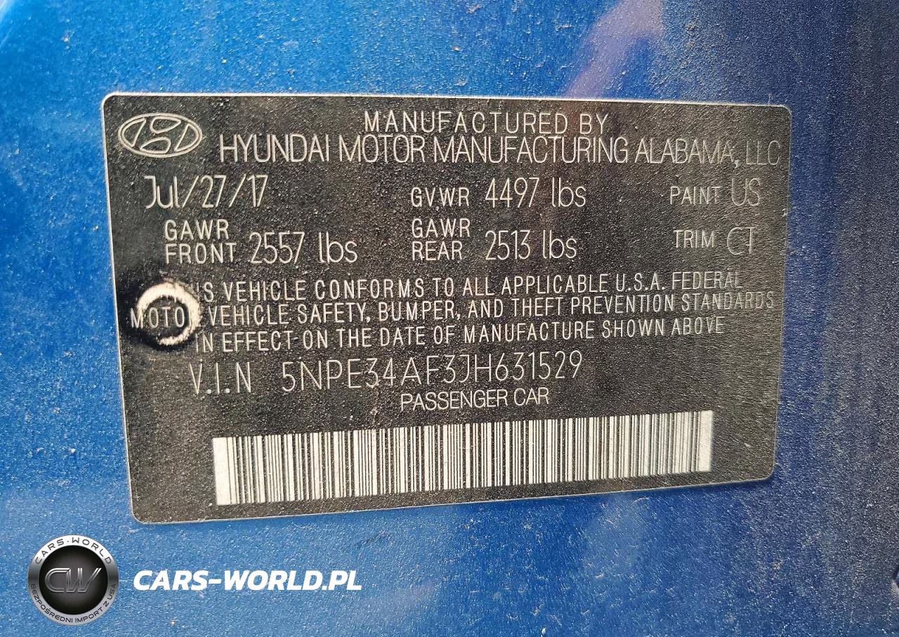 2018 Hyundai Sonata Sport VIN:5NPE34AF3JH631529 - 12